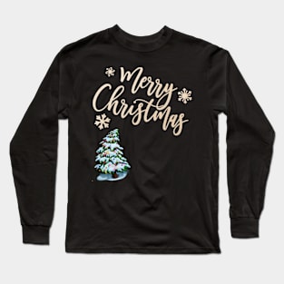 Merry Christmas design Long Sleeve T-Shirt